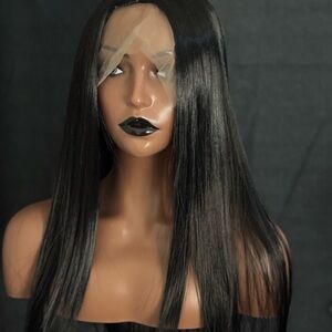 Sleek Black Wig